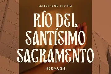 Hermush Display font