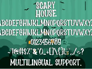 Scary House - Spooky Font