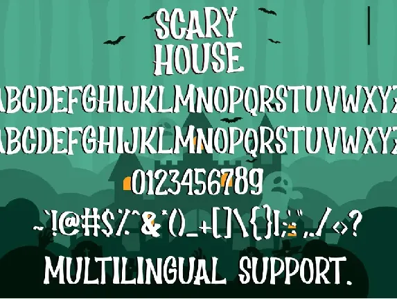 Scary House - Spooky Font