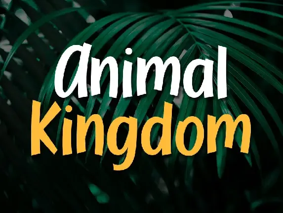 Zoocute Jungle Fun Font