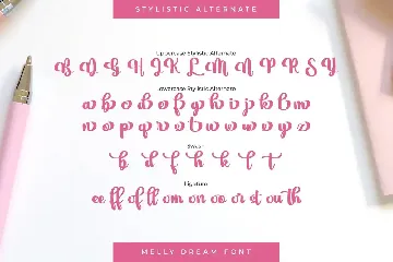 Melly Dream font