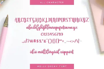 Melly Dream font