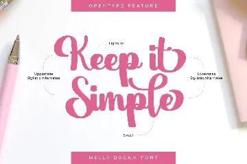 Melly Dream font