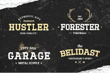 Ranmor - Vintage Slab font