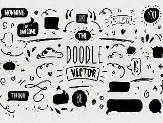 Chamberline and Doodle vector font