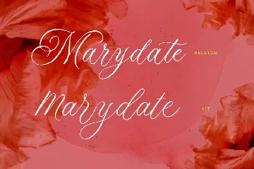 The Marydate font