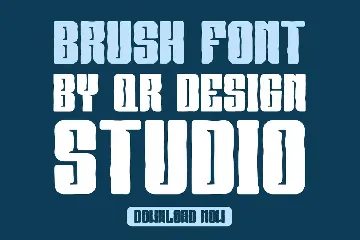 Srenda Kingkader Brush font