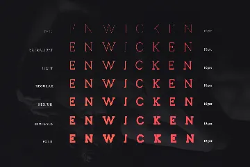 Enwicken Modern Slab-Serif Typeface font