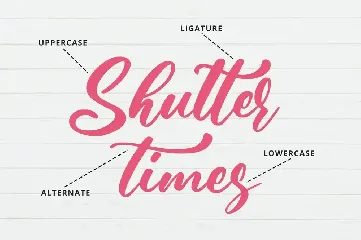 Shutter Times font