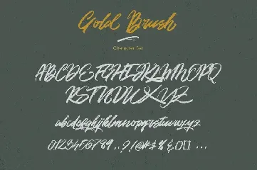 Gold Brush Font