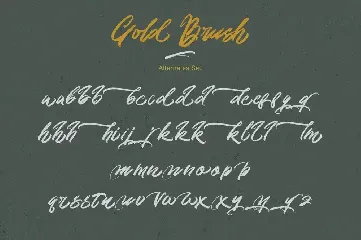 Gold Brush Font