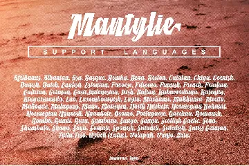 Mantylie font