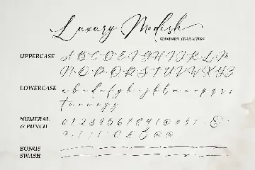 Luxury Modish font