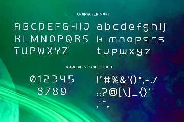 Linkspace - Futuristic Digital Font