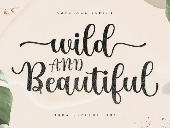 Carriage Script font