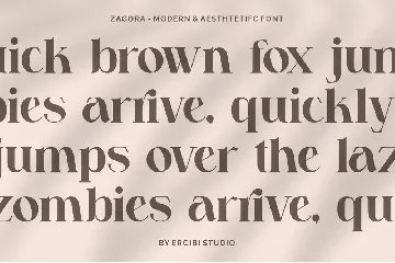 Zagora font