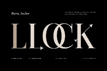 Burnt Anchor - Unique Display Fonts