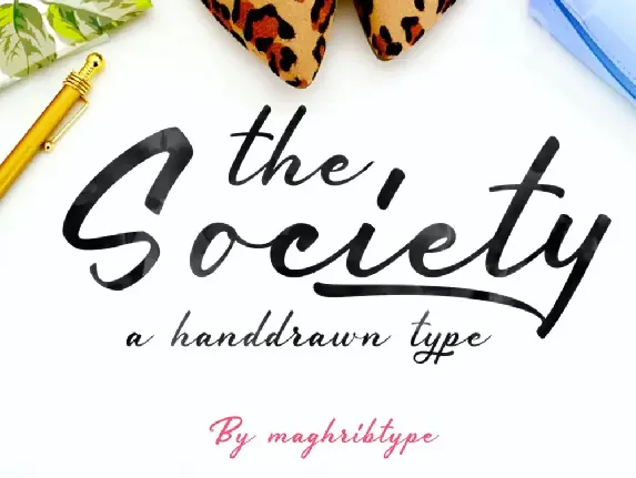 Society font