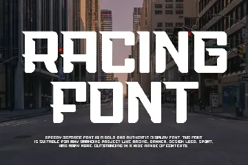 Speedy Geforce font