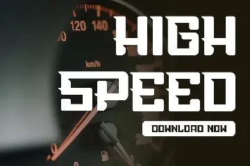 Speedy Geforce font