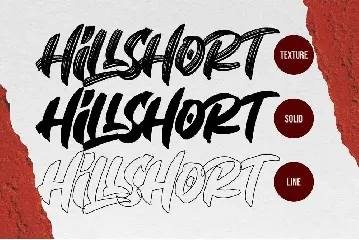 Hillshort font