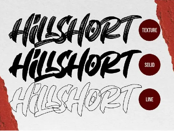 Hillshort font