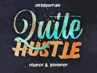 Quite Hustle font