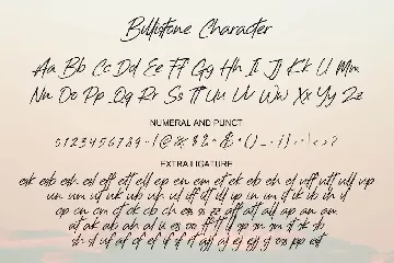 Billistone font