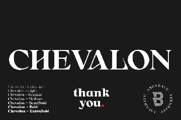 Chevalon font