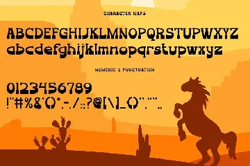 Weighty Step: A Playful Western Font for Kids