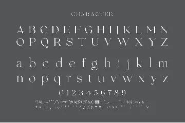 Garlien Ligature Serif Font