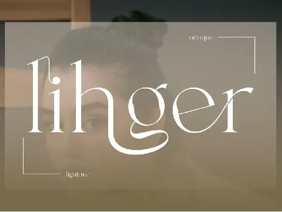 Garlien Ligature Serif Font