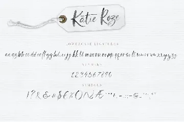 Katie Roze Watercolor SVG Font