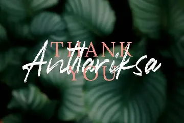 Anttariksa - Brush Script Font