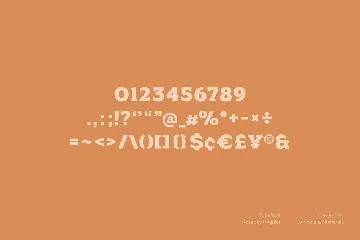 Rosebay Slab font