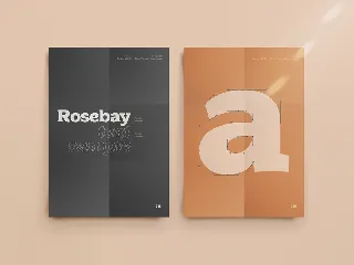 Rosebay Slab font