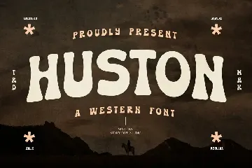 Huston Western Font