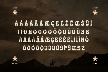 Huston Western Font