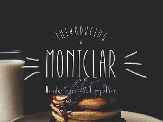 Montclar Handwritten Font