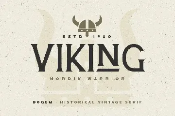 Bogem - Historical Vintage Serif font