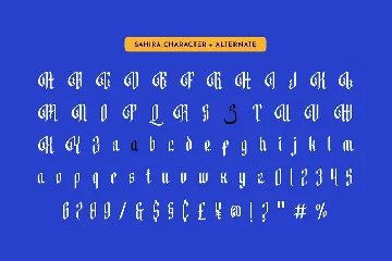 Arabic - Sahira font