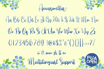 Annamellia font