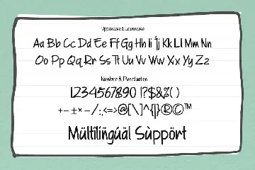 A Note  Handwritten Marker Note Font