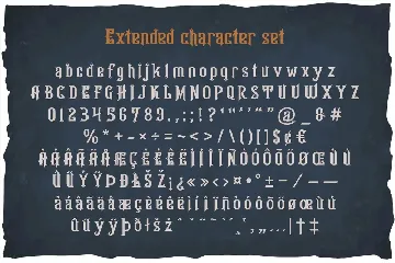 Legranta - vintage multilayered font