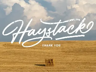 Haystack font