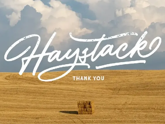 Haystack font