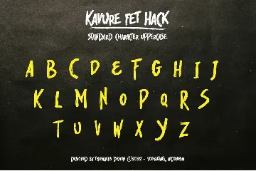 Kavure fet Hack font