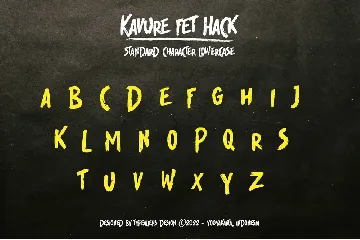 Kavure fet Hack font