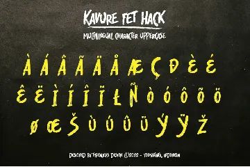 Kavure fet Hack font