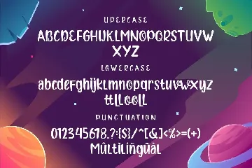 Amsteroid Space - Handcraft Display Font